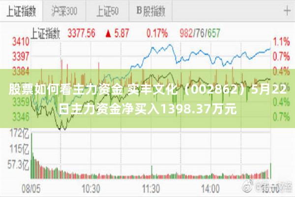 股票如何看主力资金 实丰文化（002862）5月22日主力资金净买入1398.37万元
