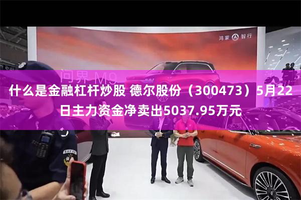 什么是金融杠杆炒股 德尔股份（300473）5月22日主力资金净卖出5037.95万元