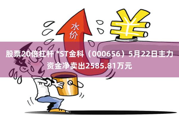 股票20倍杠杆 *ST金科（000656）5月22日主力资金净卖出2585.81万元