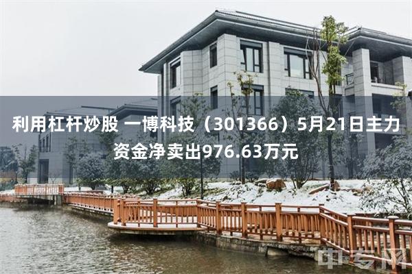 利用杠杆炒股 一博科技（301366）5月21日主力资金净卖出976.63万元