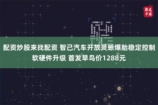 配资炒股来找配资 智己汽车开放灵蜥爆胎稳定控制软硬件升级 首发早鸟价1288元