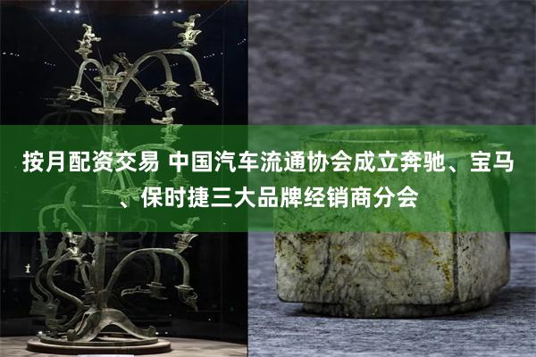 按月配资交易 中国汽车流通协会成立奔驰、宝马、保时捷三大品牌经销商分会