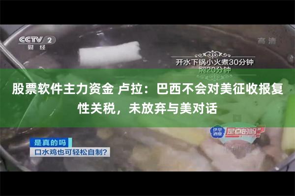 股票软件主力资金 卢拉：巴西不会对美征收报复性关税，未放弃与美对话