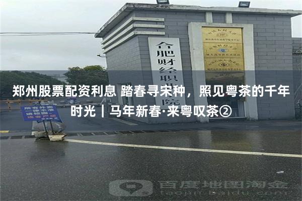 郑州股票配资利息 踏春寻宋种，照见粤茶的千年时光｜马年新春·来粤叹茶②