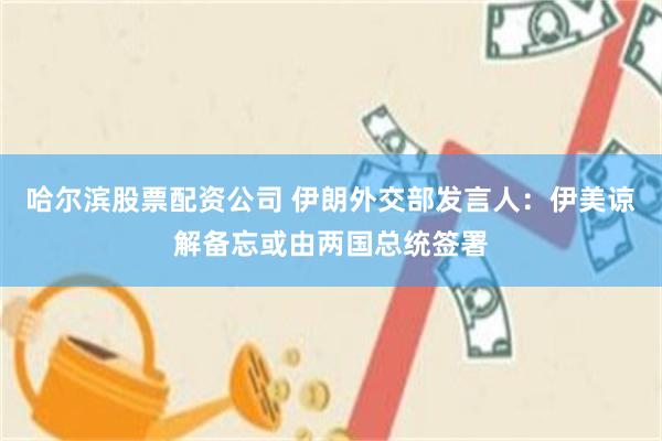哈尔滨股票配资公司 伊朗外交部发言人：伊美谅解备忘或由两国总统签署
