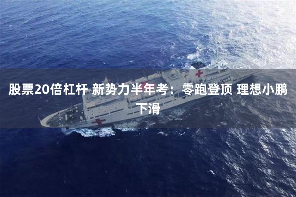 股票20倍杠杆 新势力半年考：零跑登顶 理想小鹏下滑