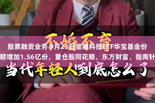 股票融资业务 9月21日金融科技ETF华宝基金份额增加1.56亿份，重仓股同花顺、东方财富、指南针