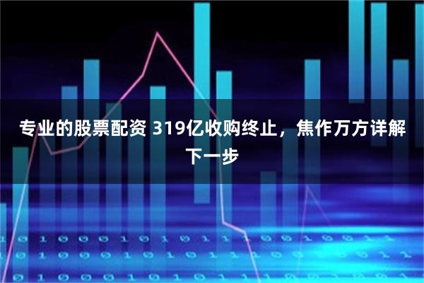 专业的股票配资 319亿收购终止，焦作万方详解下一步
